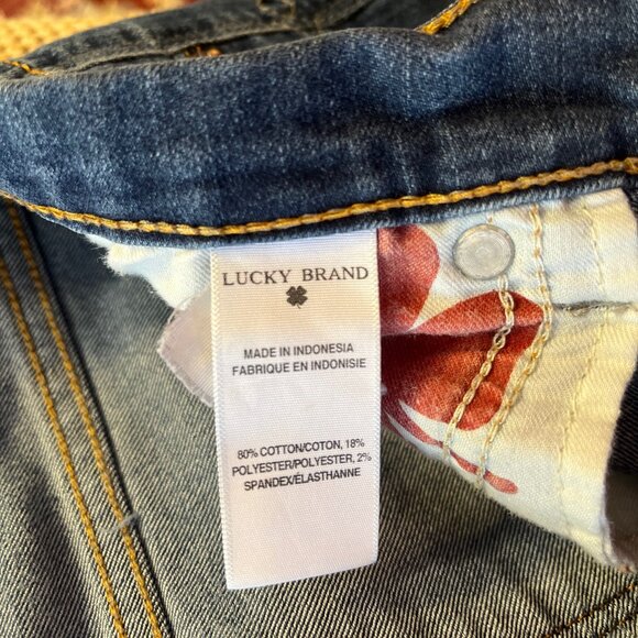 Lucky Brand Womens Blue Jeans - Sofia Straight Size‎ 6/28 Medium Wash Denim - Picture 10 of 10